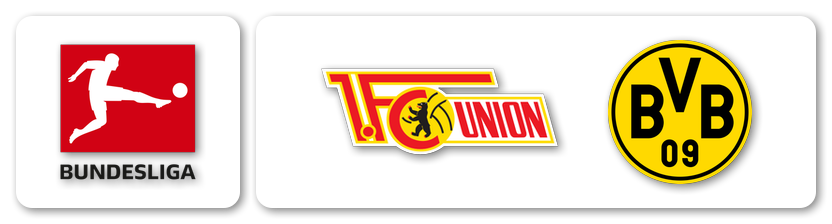 1. Bundesliga (M): 1. FC Union Berlin (M) – Borussia Dortmund (M)