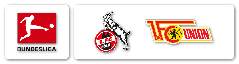 1. Bundesliga (M): 1. FC Köln (M) – 1. FC Union Berlin (M)
